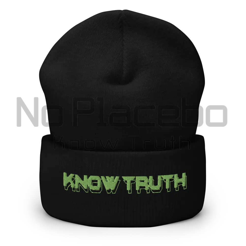 Know Truth Cuffed Beanie