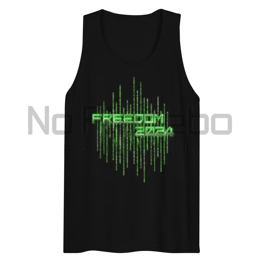 Men’s Freedom2024 1St&2Nd Amendment Encoded Encryption Tanktop S