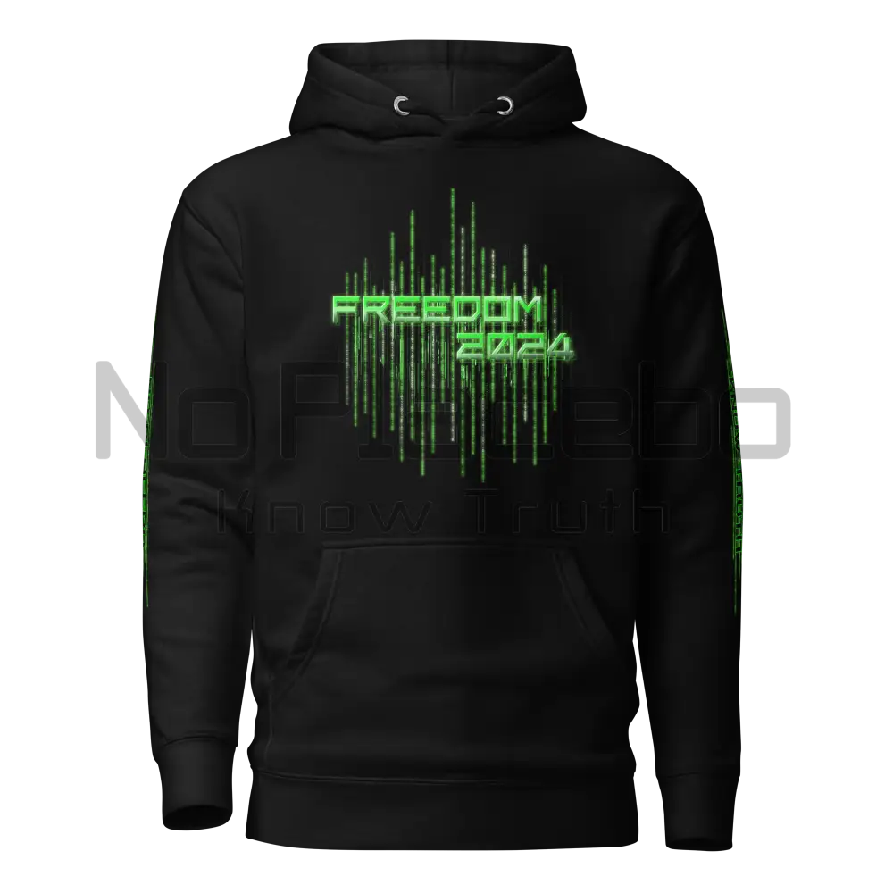 Men’s(&Women’s) Freedom2024 1St&2Nd Amendment Encoded Encryption Hoodie S