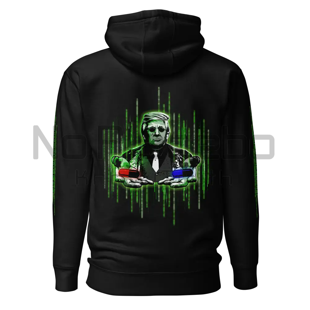 Men’s(&Women’s) Truth Seeker Trump Encoded Encryption(Back & Sleeves) Hoodie S