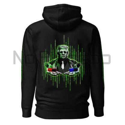 Men’s(&Women’s) Truth Seeker Trump Encoded Encryption(Back & Sleeves) Hoodie S