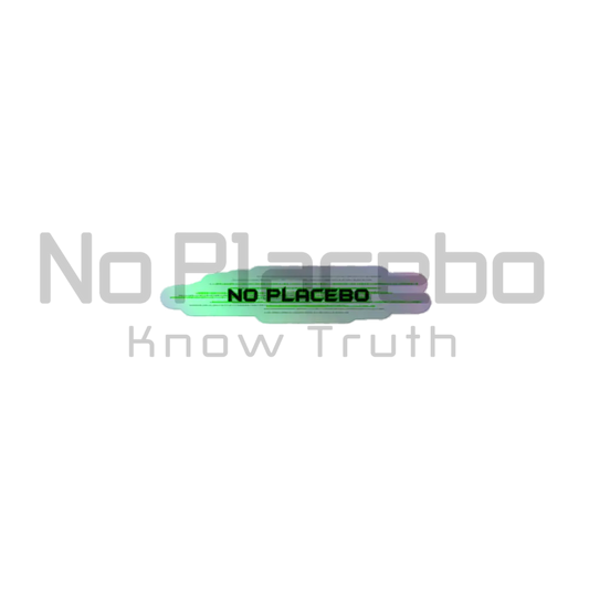 No Placebo 1St&2Nd Amendment Holographic Sticker 3″×3″